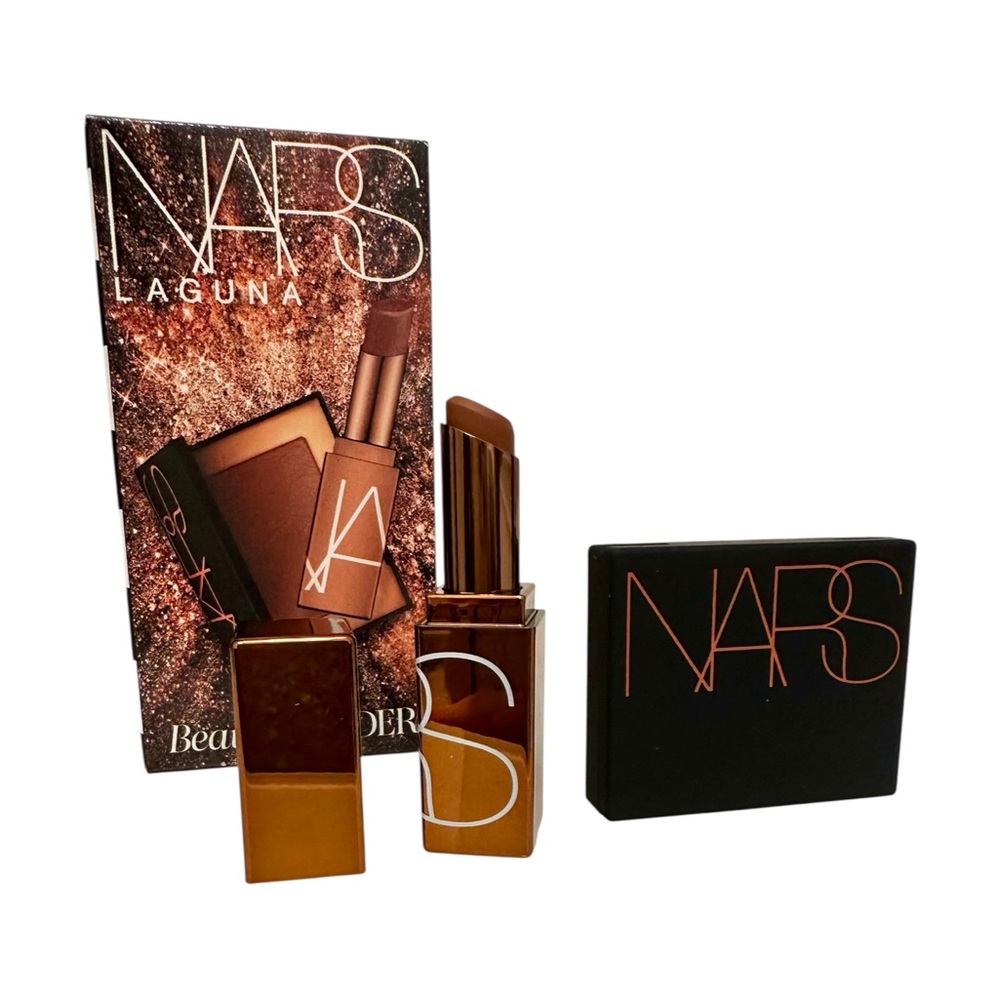 NARS Laguna Bronzer and Afterglow Lip Balm Duo SAMPLE SIZE NEW - Picture 6 of 7